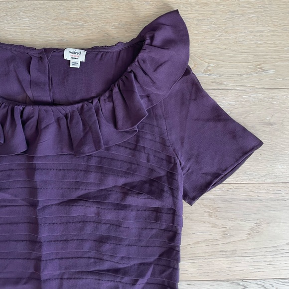 Wilfred Silk Ruffle Blouse - Picture 3 of 7